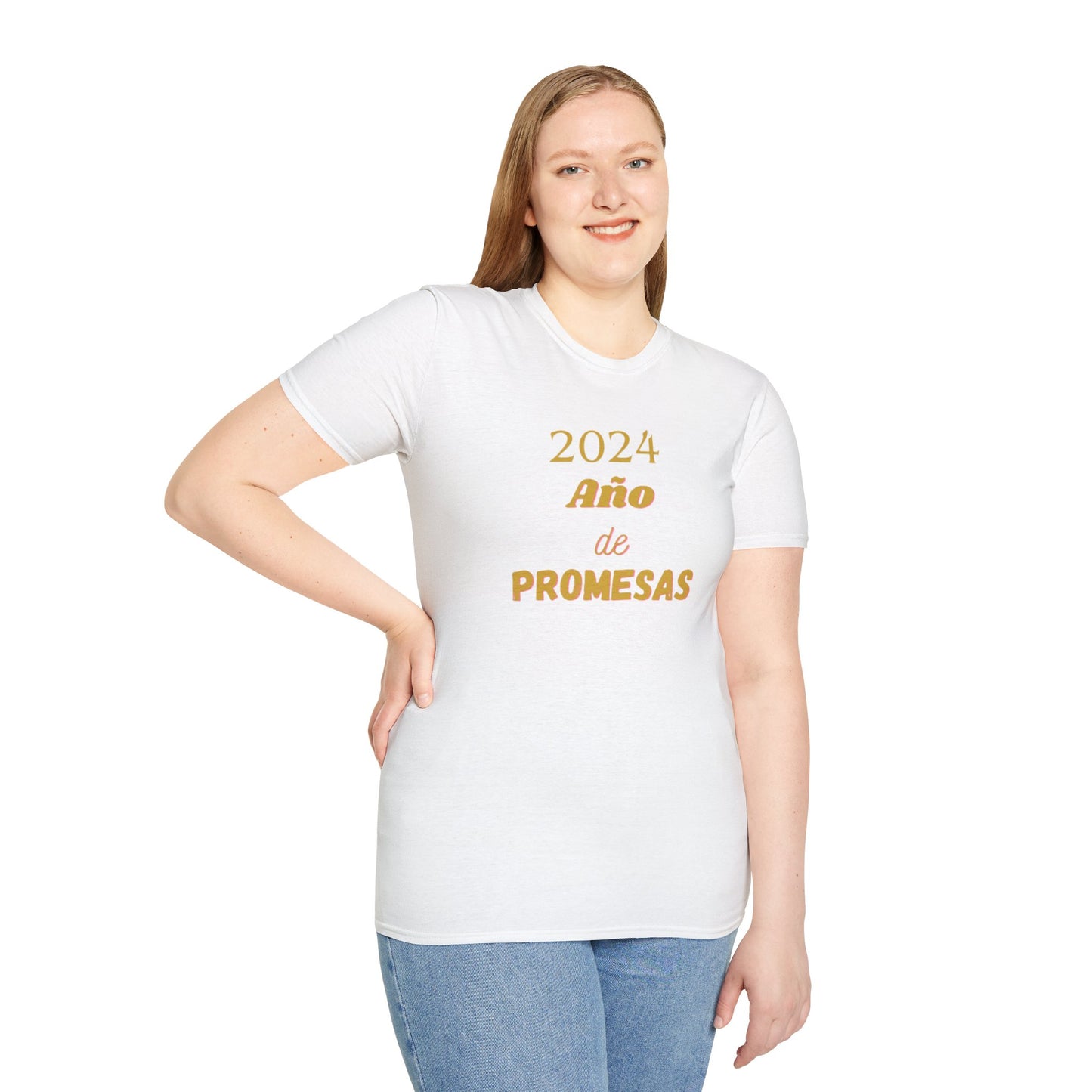 Unisex Softstyle T-Shirt #2024 year of Promises#personalized t-shirt#positive messages