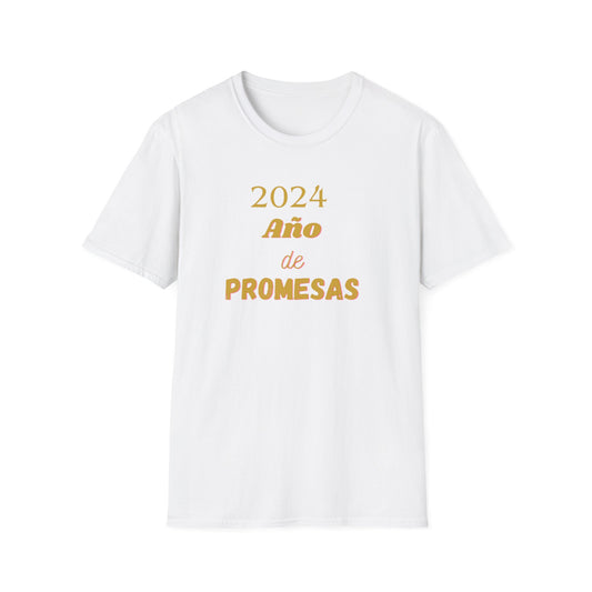 Unisex Softstyle T-Shirt #2024 year of Promises#personalized t-shirt#positive messages